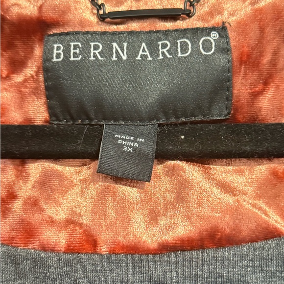 Bernardo Copper Velvet Bomber Jacket - Picture 4 of 7
